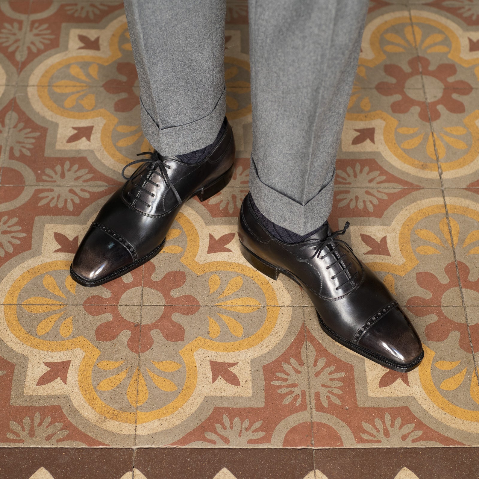 Mario Cap Toe Oxford Shoe by Norman Vilalta Men's Goodyear-welted Shoes in Barcelona, Spain