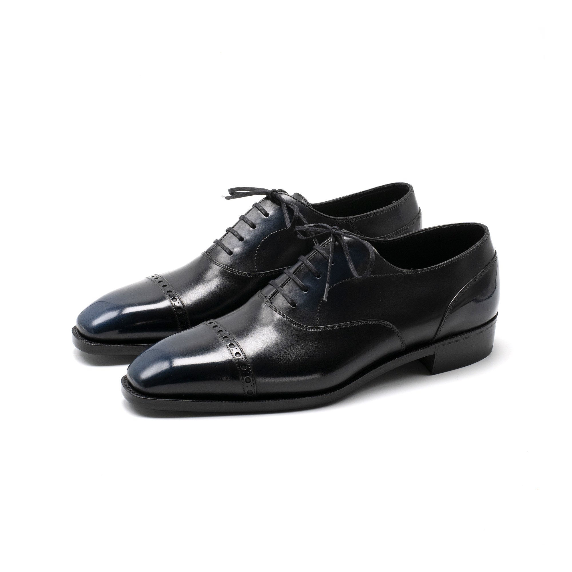 Mario Cap Toe Oxford Shoe in Orion Patina by Norman Vilalta Men's Goodyear-welted Shoes in Barcelona, Spain