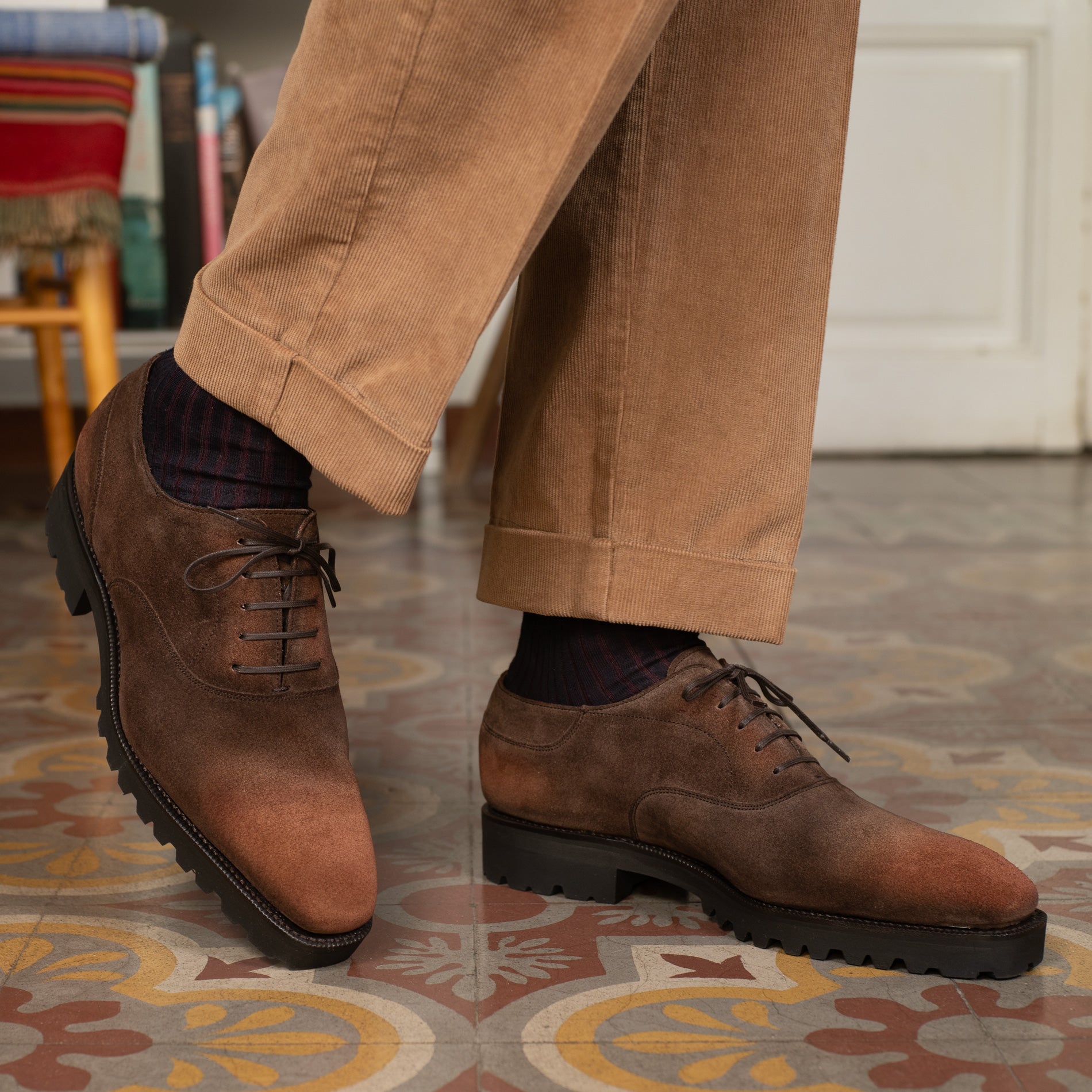 Oxford Simple Shoe GMTO - Espresso Patina