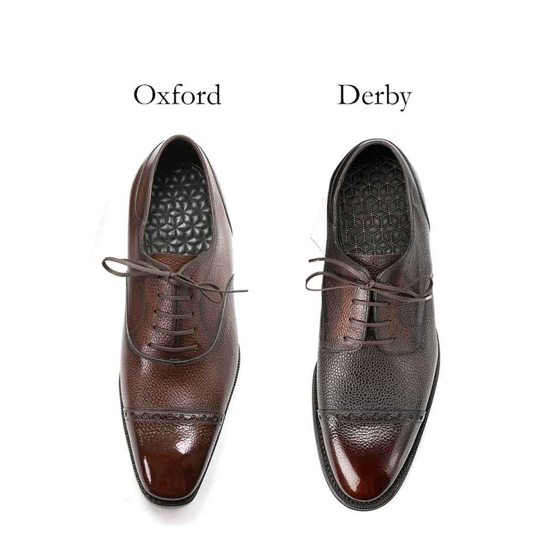 The Oxford vs the Derby Shoe Norman Vilalta Men's Shoes in Barcelona