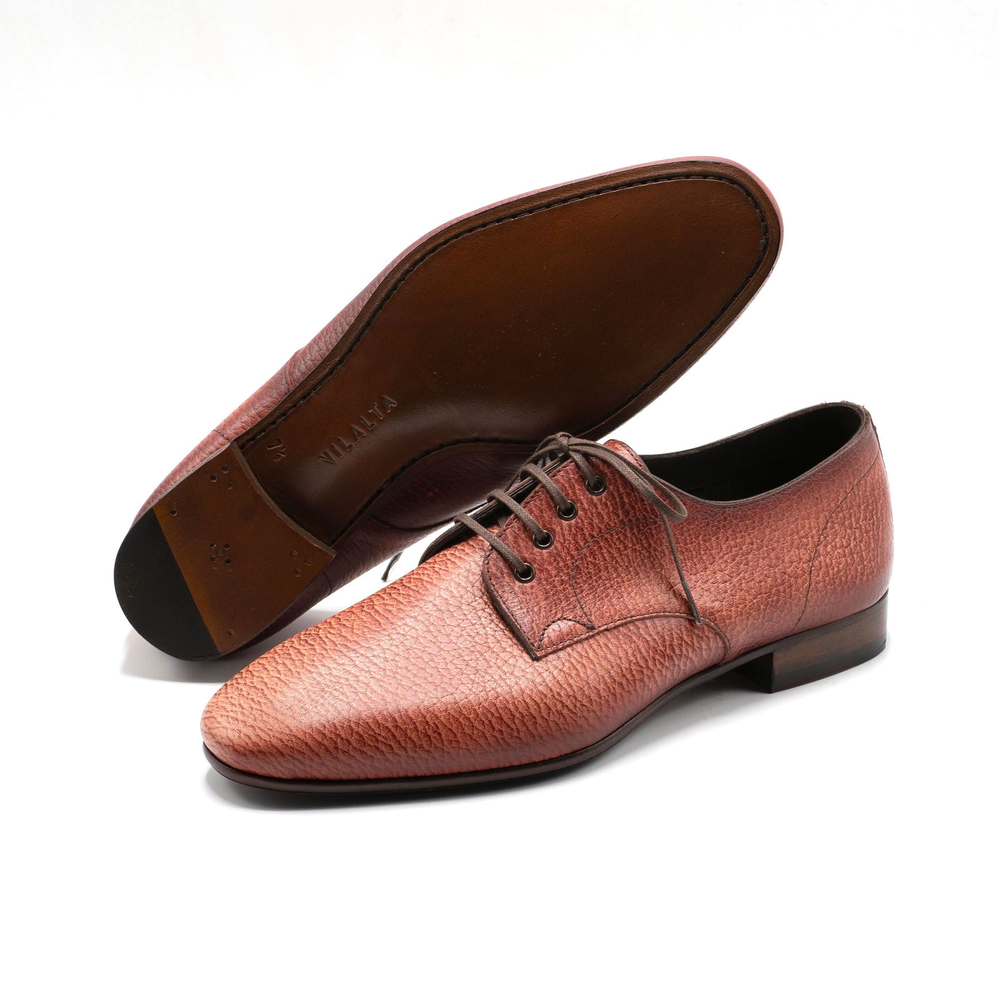 Pablo Derby in 3D Red by Norman Vilalta Bespoke Shoemakers