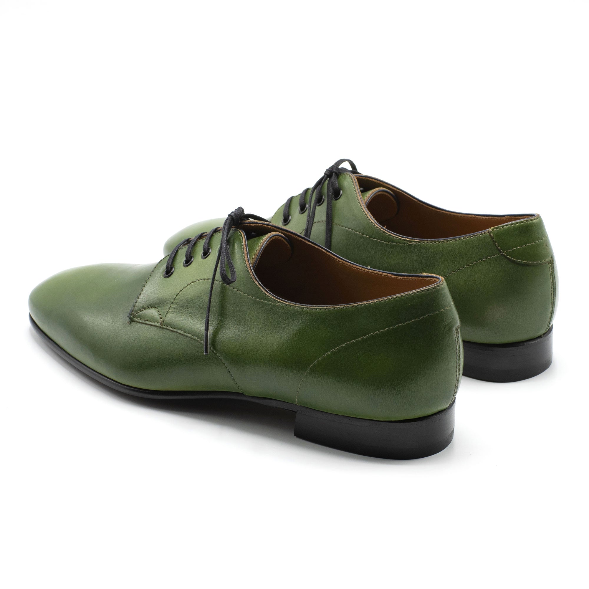 Pablo Derby in pine by Norman Vilalta Bespoke Shoes Barcelona