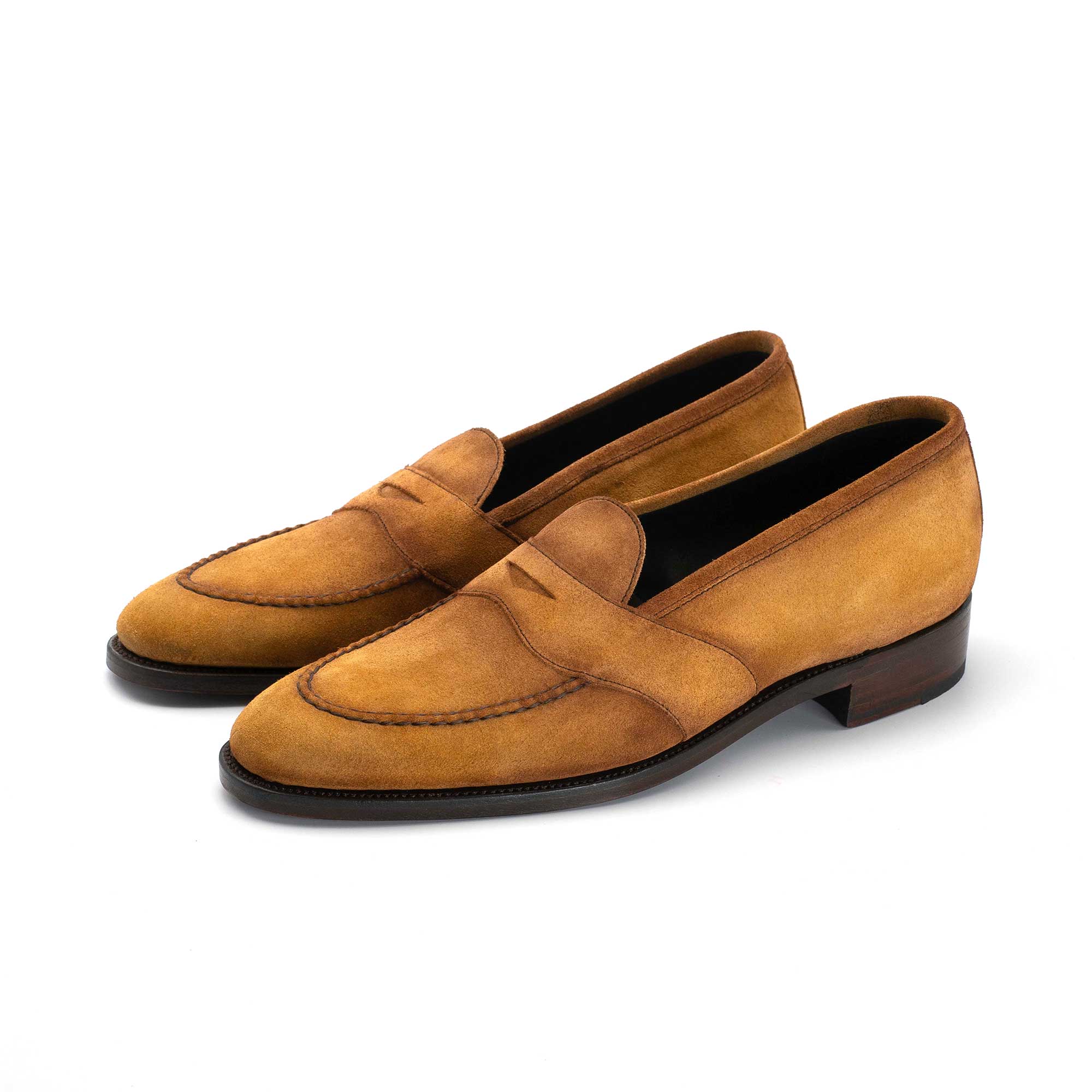 Piet Penny Loafer MTO - Amber Handmade Patina