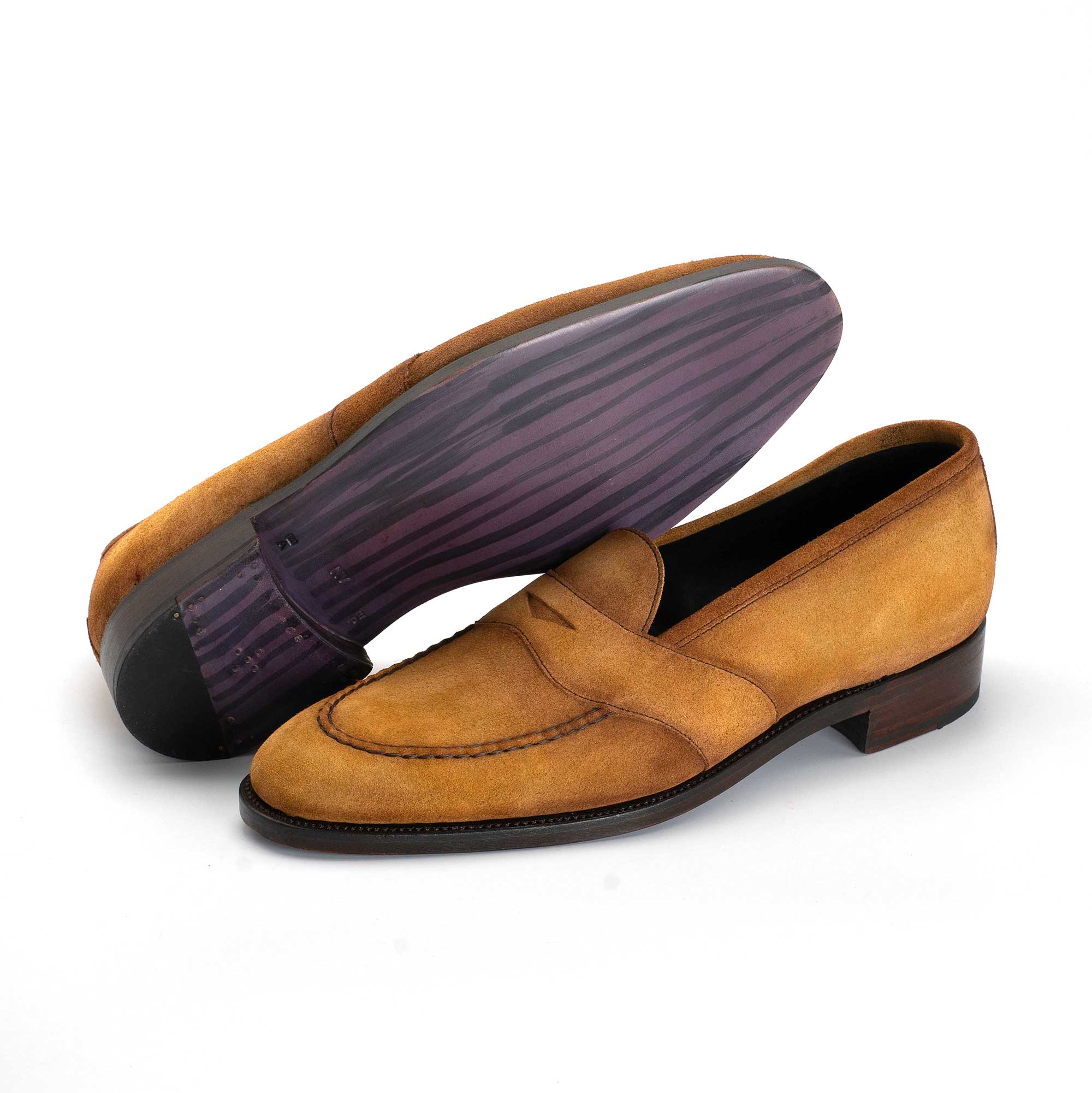 Piet Penny Loafer GMTO - Amber Handmade Patina