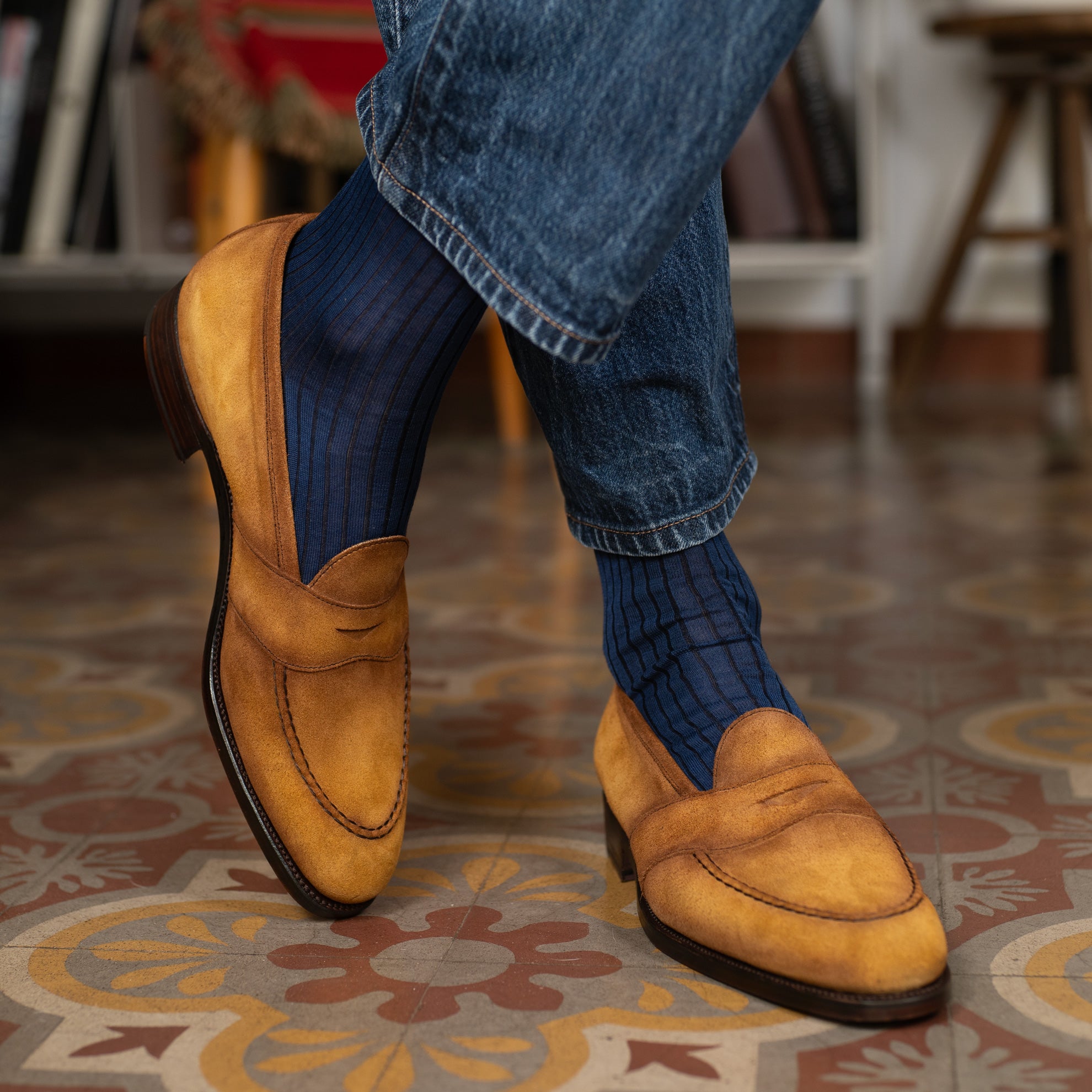 Piet Penny Loafer GMTO - Amber Handmade Patina