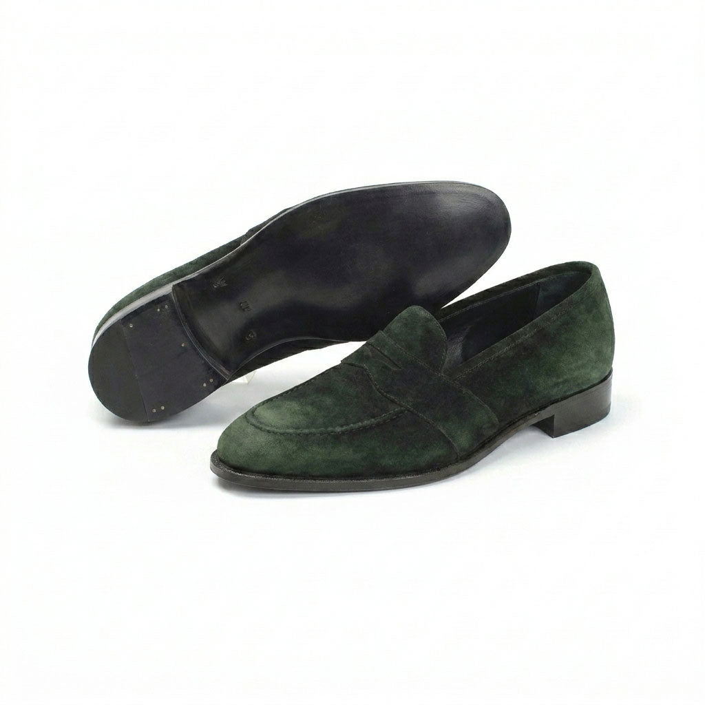 Piet Penny Loafer - 棕色和干邑色