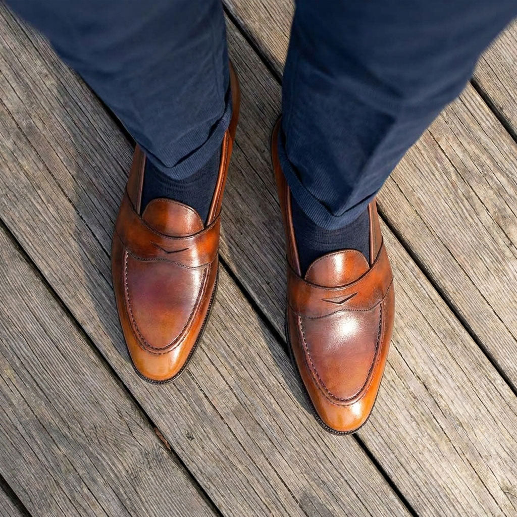 Piet Penny Loafer by Norman Vilalta Bespoke Shoes in Barcelona, Spain