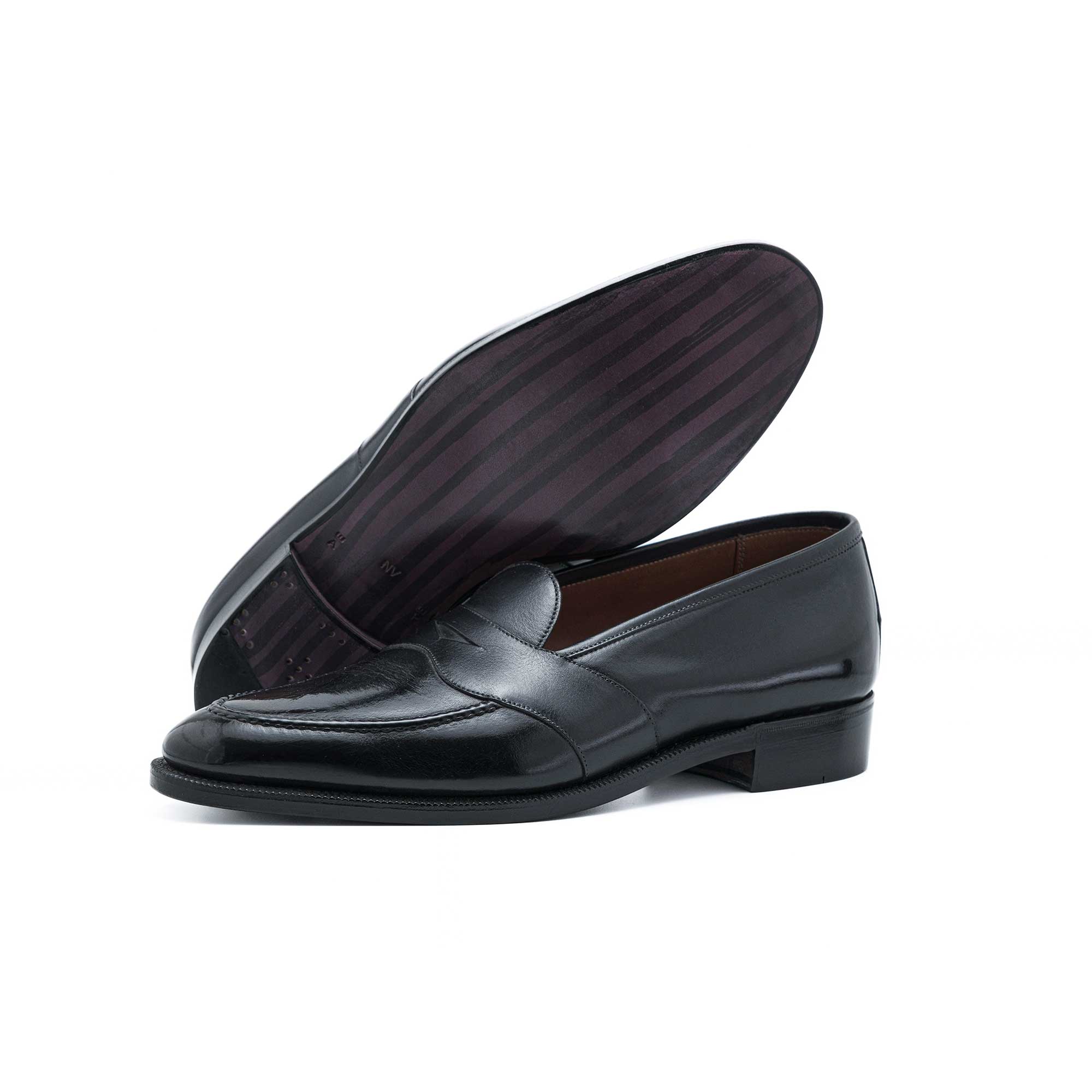 Piet Penny Loafer - Ebony Handmade Patina