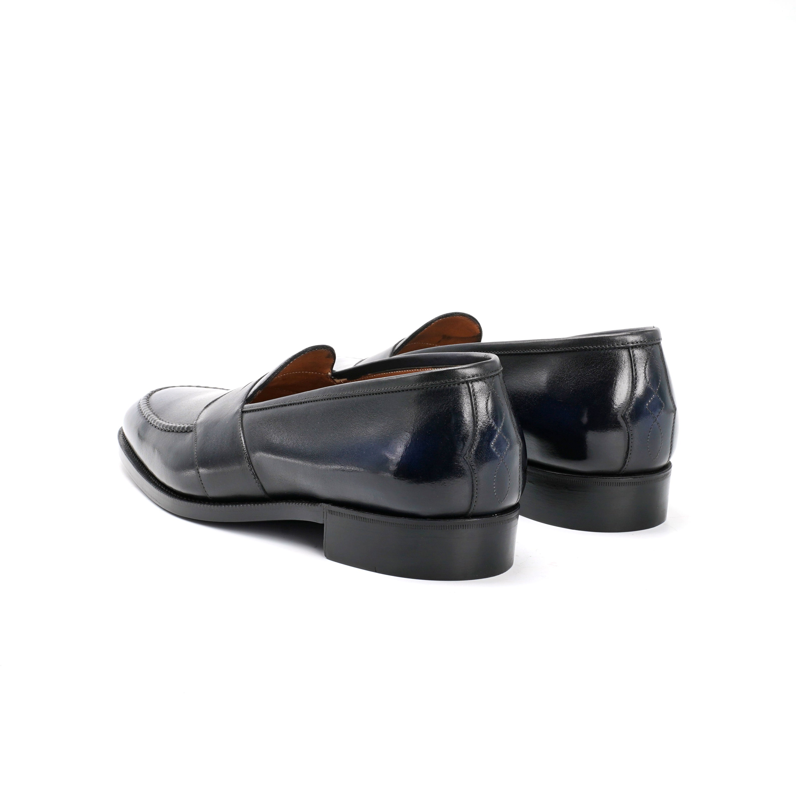 Piet Penny Loafer in Orion Patina by Norman Vilalta Bespoke Shoes Barcelona