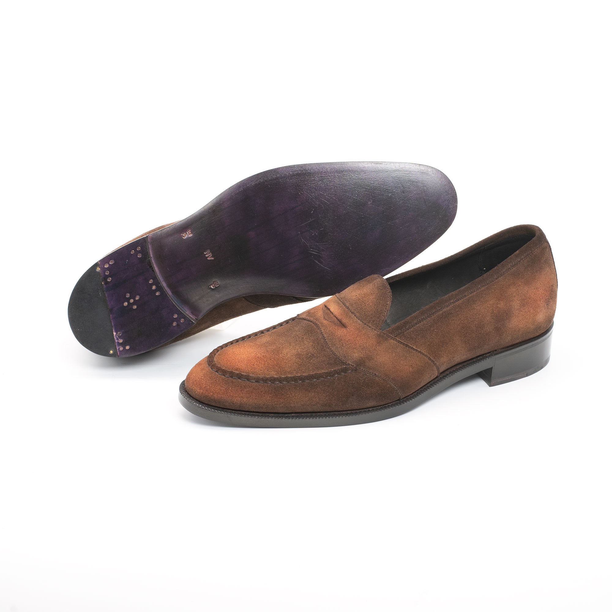 Piet Penny Loafer - 棕色和干邑色