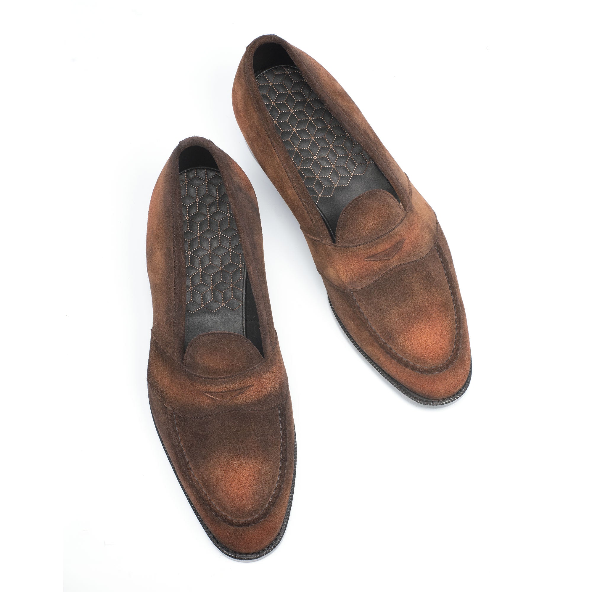 Piet Penny Loafer - 棕色和干邑色