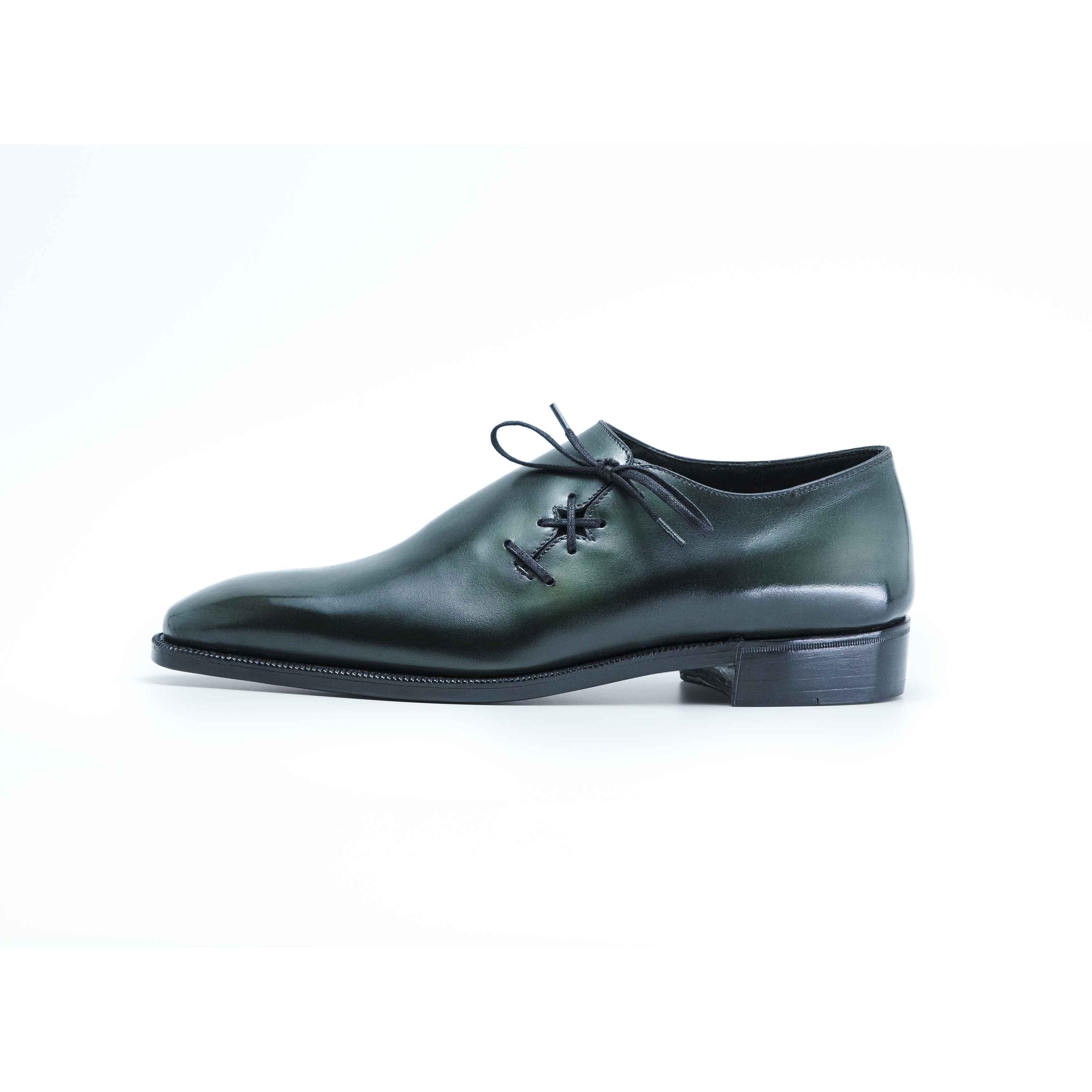 Wholecut Oxford Shoe -  Antique Jade