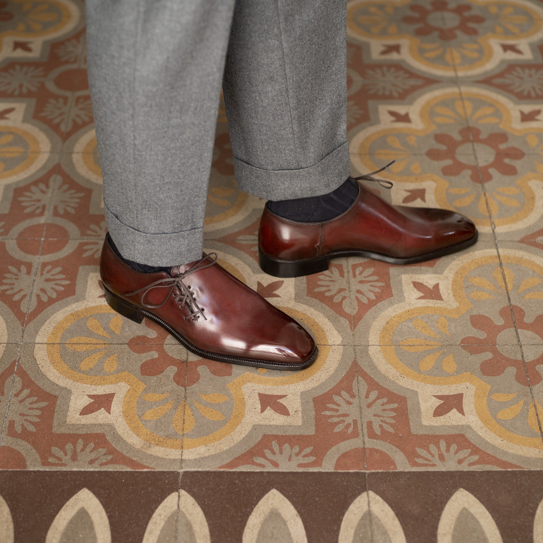 Wholecut Oxford by Norman Vilalta men's Goodyear-welted wholecut shoes in Barcelona, Spain