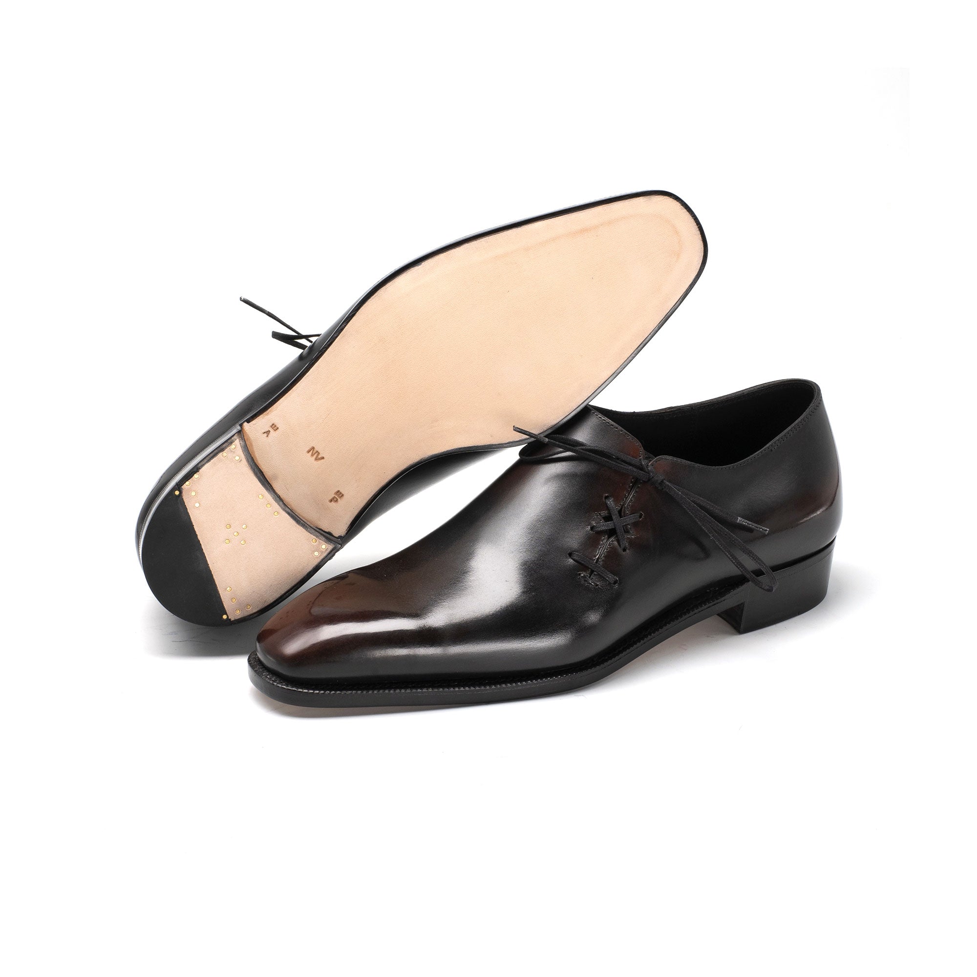 Wholecut Oxford Shoe - Espresso Patina