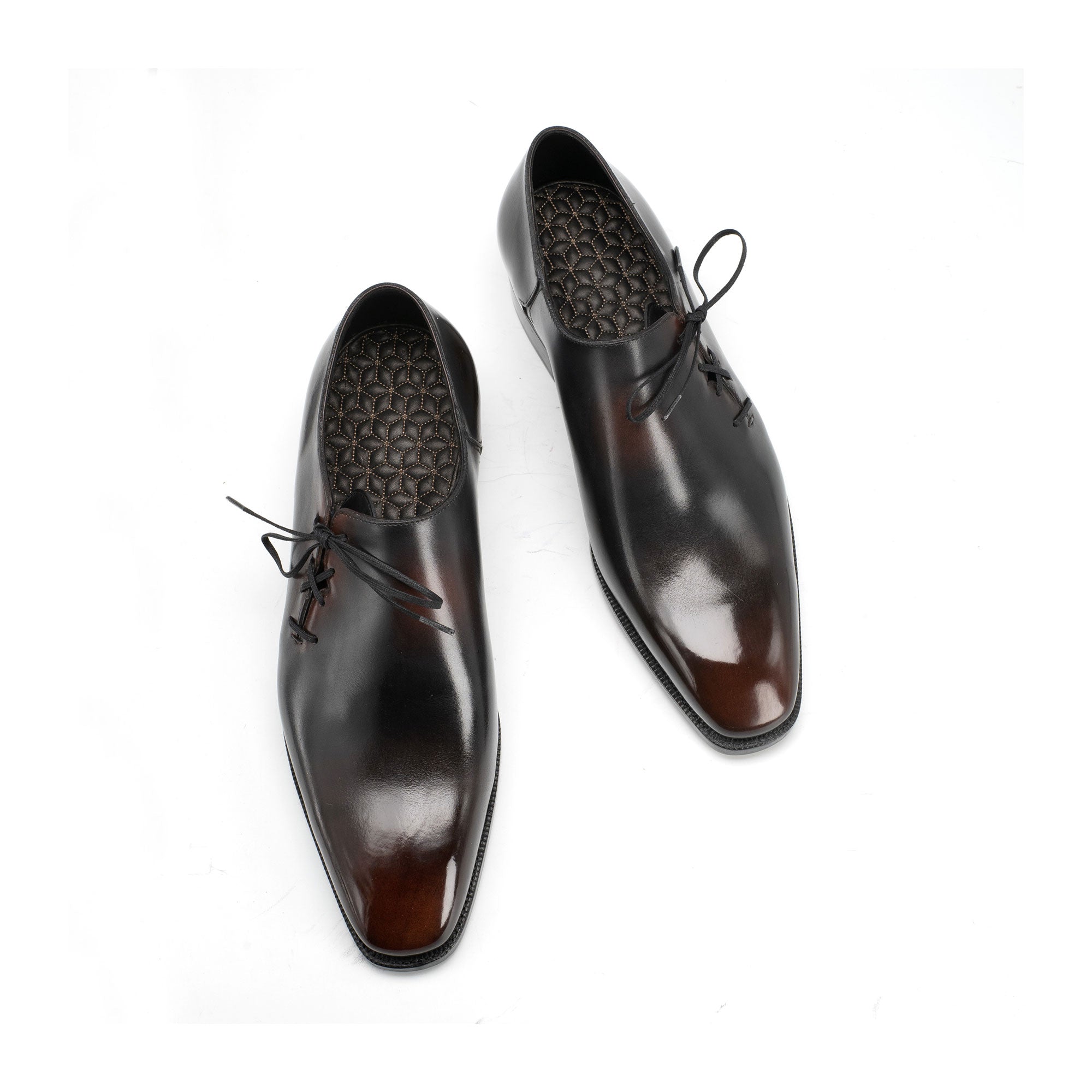 Wholecut Oxford Shoe - Espresso Patina