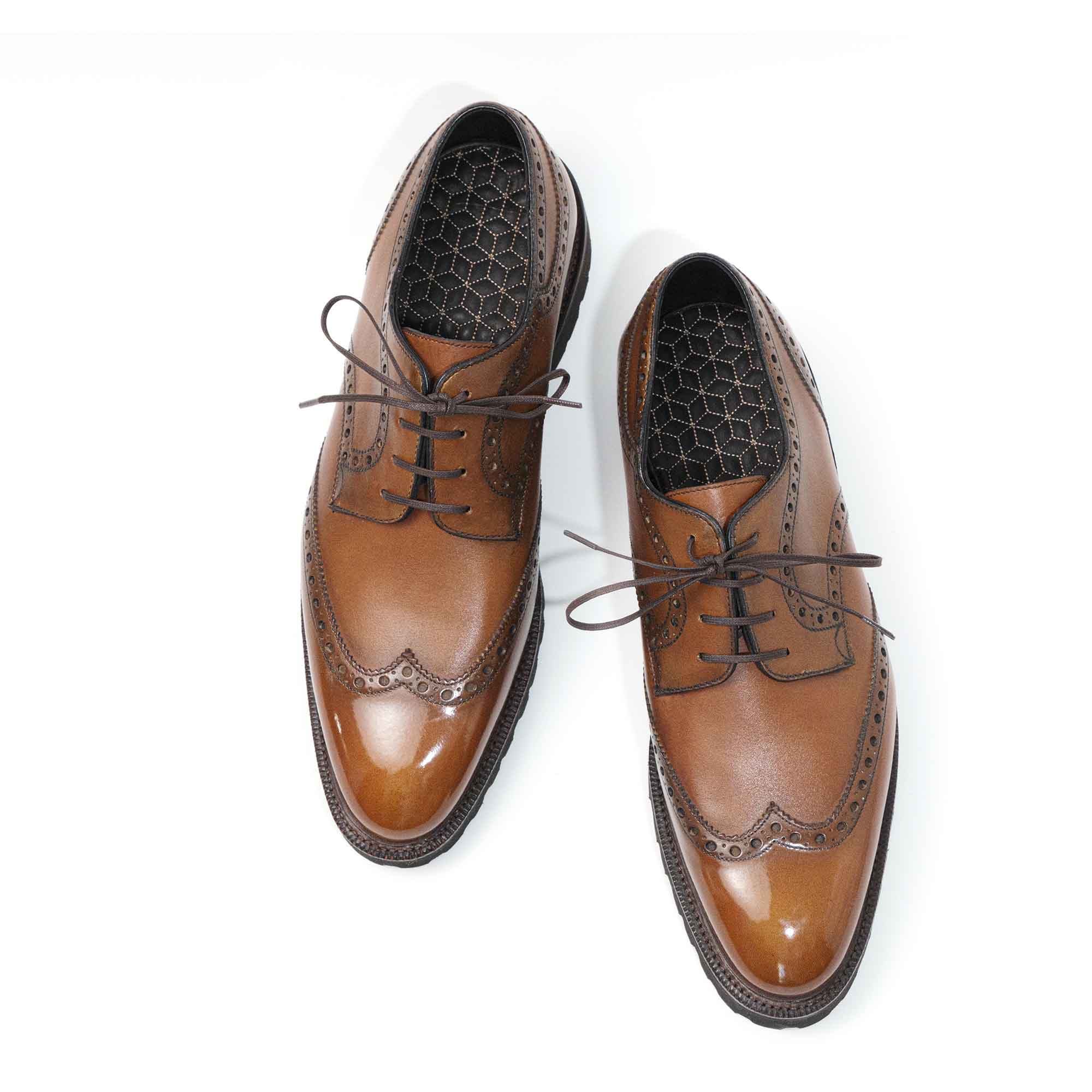 Willem Wingtip Derby by Norman Vilalta Men's Derby Shoes in Barcelona, Spain