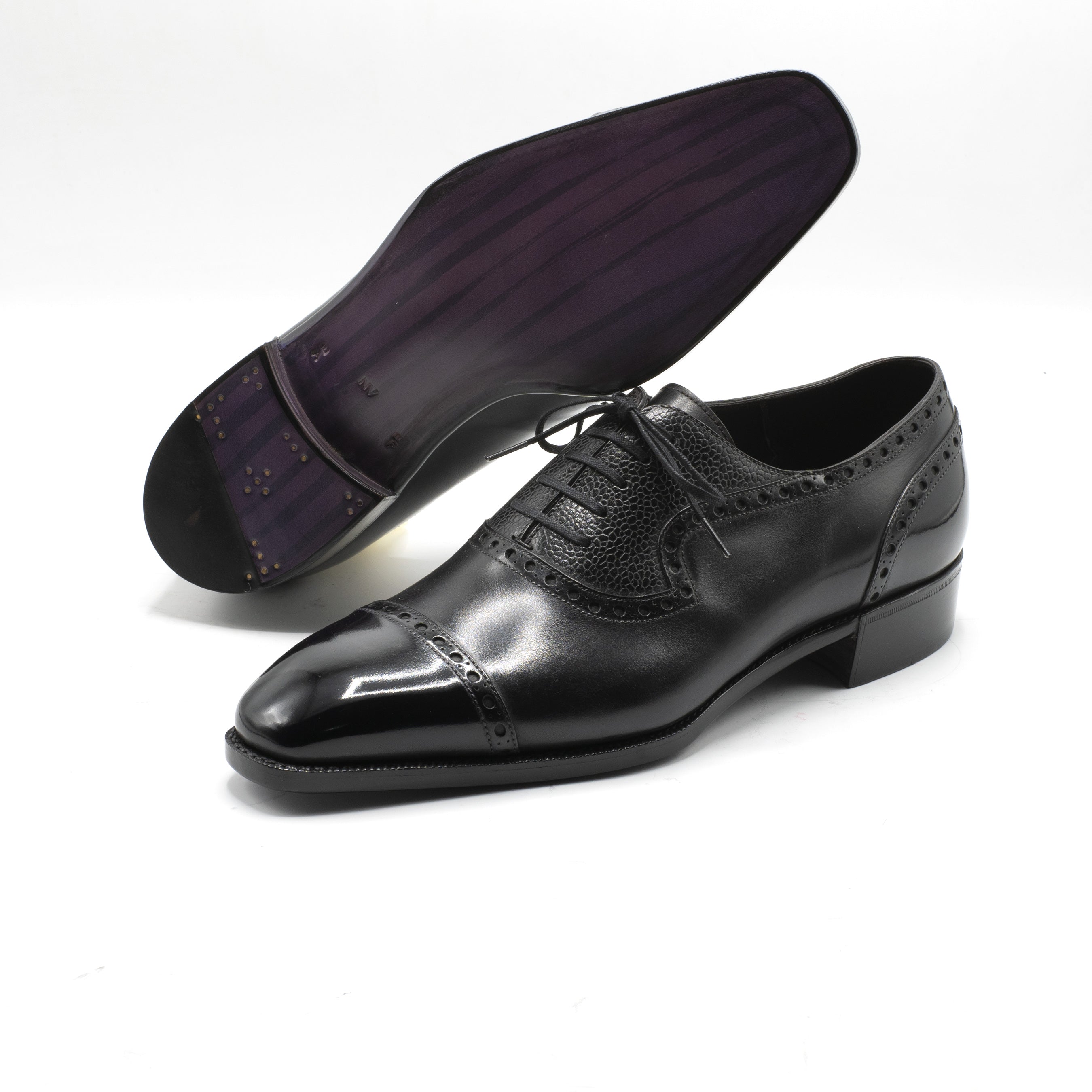Full Brogue Adelaid Oxford Shoes | Norman Vilalta Bespoke Shoemakers