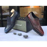 Balmoral Simple Shoe MTO - Bordeaux 3D Patina