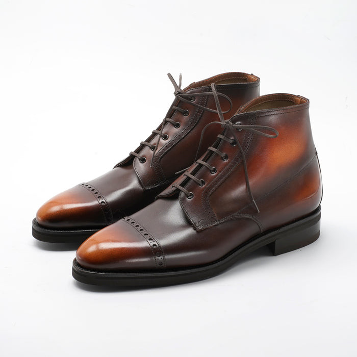 Brossa Derby Boot Brown & Cognac | Norman Vilalta Men's Derby Boots ...
