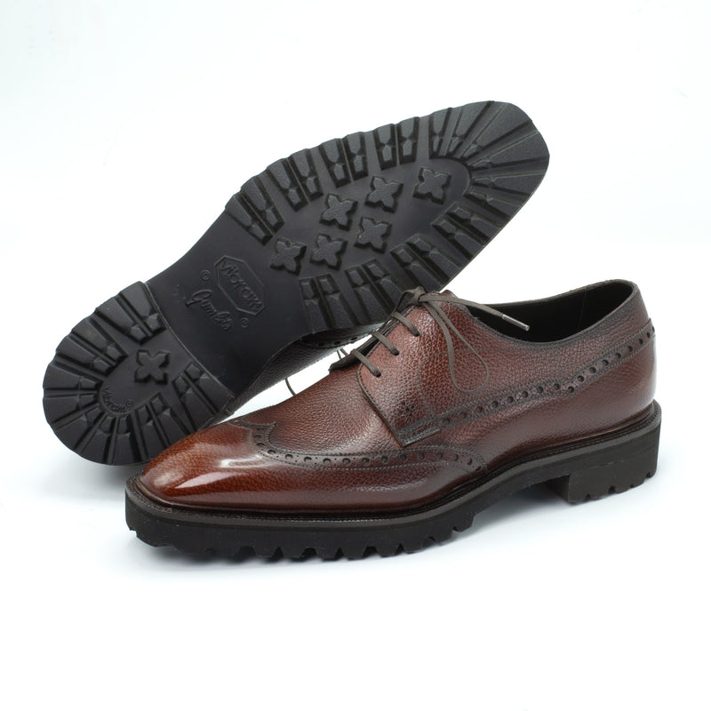 Coltrane Wingtip Balmoral Derby by Norman Vilalta Bespoke Sheomakers in Collaboration with Leffot