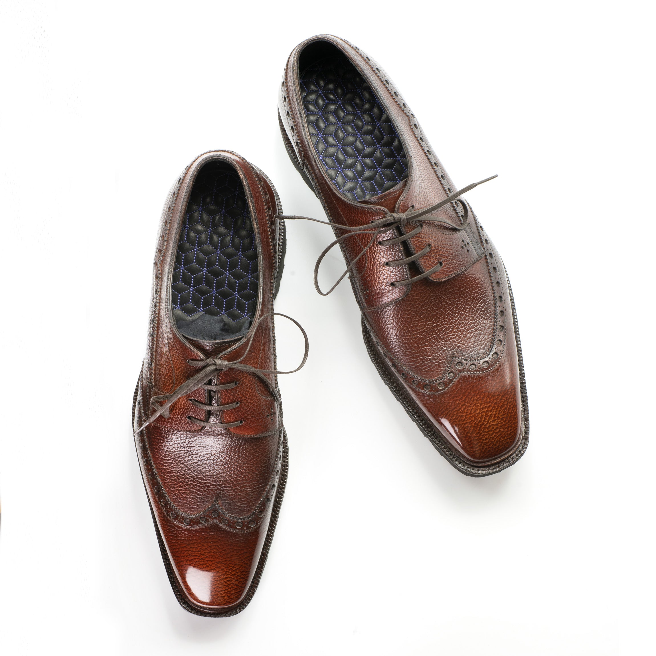 Coltrane Wingtip Balmoral Derby by Norman Vilalta Bespoke Sheomakers in Collaboration with Leffot
