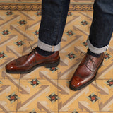 Coltrane Wingtip Balmoral Derby by Norman Vilalta Bespoke Sheomakers in Collaboration with Leffot