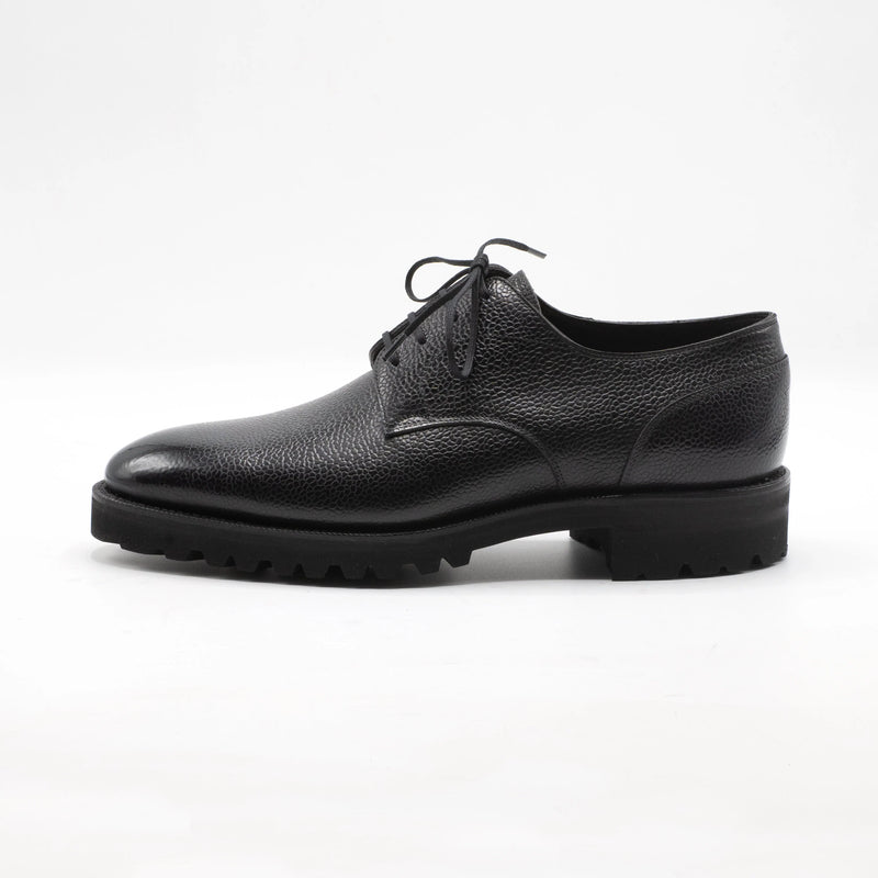 Derby Simple Shoe in onyx by Norman Vilalta Bespoke Shoemakers