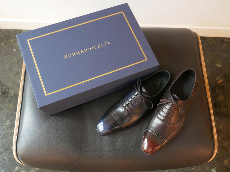 Fitting shoes by Norman Vilalta Bespoke Shoemakers of Barcelona