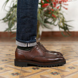 Gaspar U-tip Derby by Norman Vilalta men's Goodyear-welted derby shoes in Barcelona, Spain