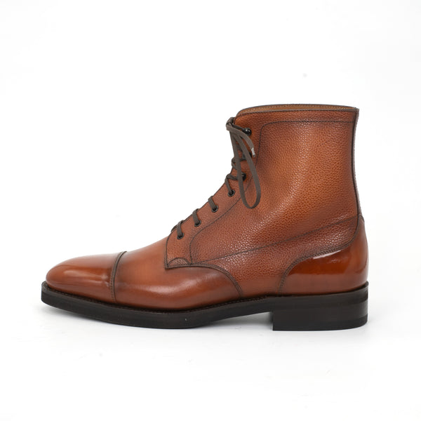 Hemingway Derby Boot Cognac | Norman Vilalta Bespoke Shoemakers