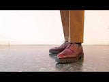 Coltrane Wingtip Balmoral Derby - Marron Mediterraneo