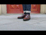 Coltrane Wingtip Balmoral Derby MTO - 3D Mahogany