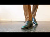 Mario Oxford Shoe - Emerald Patina