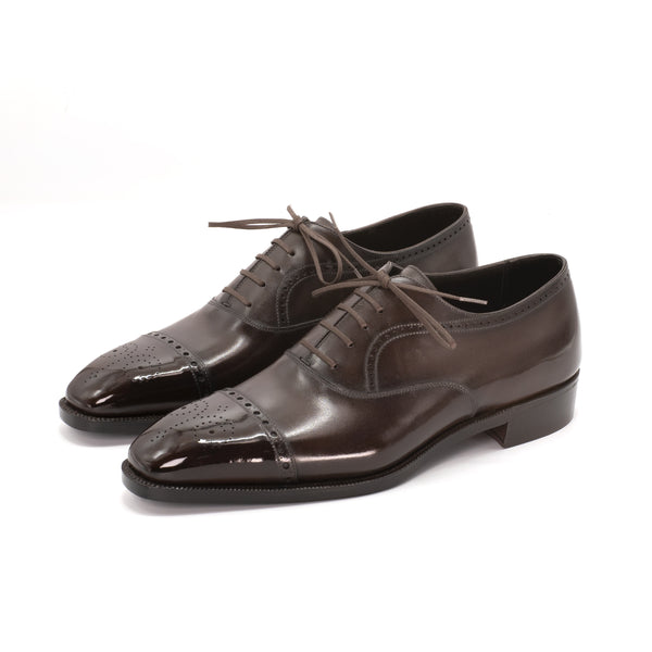 Medallion Cap Toe Oxford Shoe by Norman Vilalta Bespoke Shoemakers