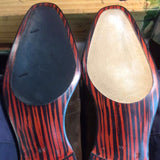 Shoe Customization - Rubber Encrusted Leather Sole