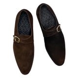 Single Monk Shoe MTO - Brown Suede